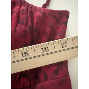 Y2K Babydoll Sangria Silk Dress Size 14 Red Fairy Whimsigoth Romantic Mystical thumbnail 10