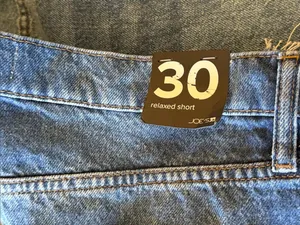 NWT $170 Joe's Raw Hem High Waist Relaxed Denim Shorts 30, DIXIE thumbnail 9