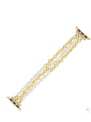 NWT Cape Diablo Golden Pearl Stretch Apple Watch Strap thumbnail 3