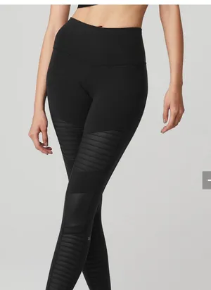Alo high waist moto legging thumbnail 1