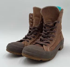 Converse Women’s 7 Chuck Taylor All Star Outsider Brown leather Hi Top Sneakers thumbnail 1
