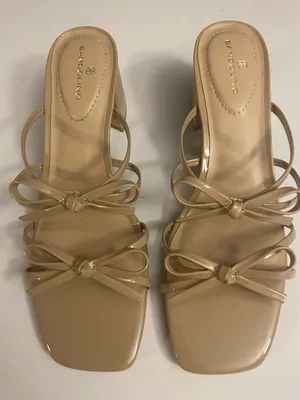 NW Bandolino Blush Strappy Bow Block Heel Sandals thumbnail 5