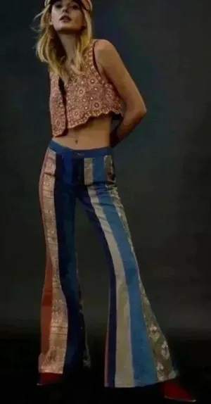 Free People Serena Low rise Flare Jeans thumbnail 1