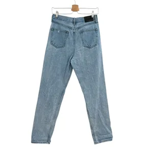 Unif High Rise‎ Tapered Mom Jeans Light Wash Denim Blue Women’s Size 27 thumbnail 11