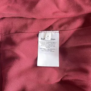 NWT Reformation Stevi Shirred Georgette Midi Dress in Plum Size 4 thumbnail 8
