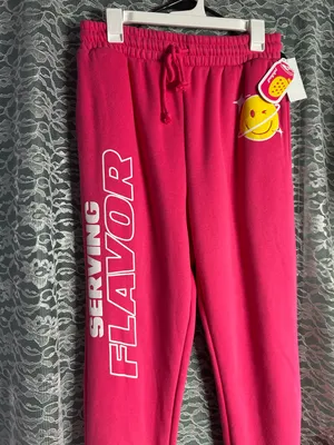 Poppi Soda x Target Pink Tracksuit Merch Crewneck Sweater and Sweatpants thumbnail 4