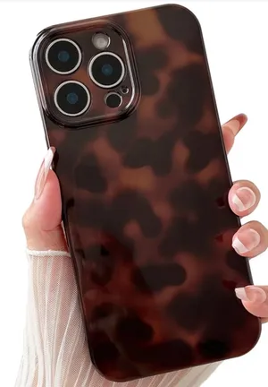 Cheetah iPhone 15 Pro Case Brown thumbnail 2