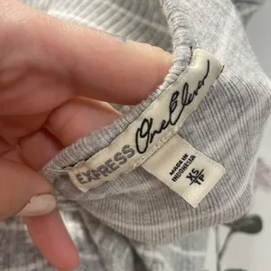 Grey & White Striped Bodysuit thumbnail 4