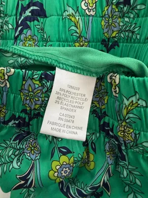 Rachel Zoe Green Floral Wide Leg Pants thumbnail 4