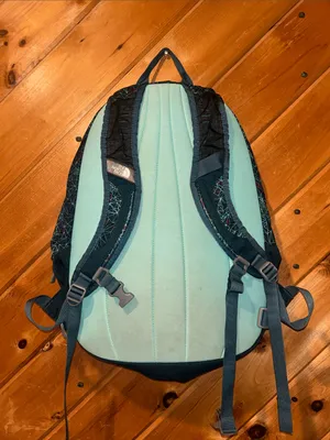 The North Face Backpack T196/T596 Rare Teal Maroon Geometric Day Pack thumbnail 4