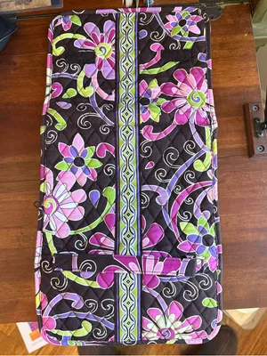 NWOT Vera Bradley Quilted Floral Jewelry Case in Purple Punch thumbnail 5