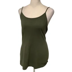 Time and Tru Olive Camisole Tank Top Size L thumbnail 3