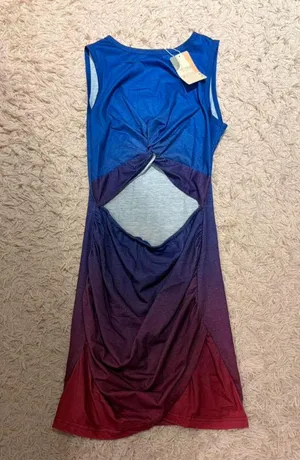 Amazon Casual Crewneck Bodycon Tank Dress Cutout Twist Slim Wrap Club Party Evening Dresses thumbnail 1