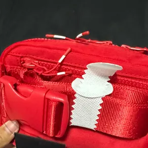 Fabletics Red Zip Travel Pouch Bag | New With Tags thumbnail 7