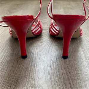 New York Transit Red Heels with Vintage Flair thumbnail 5