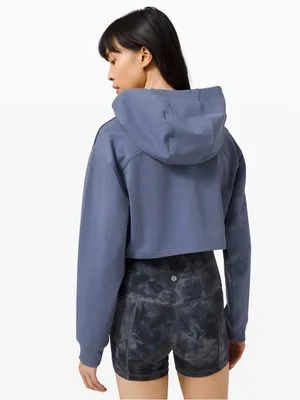Lululemon All Yours Cropped Hoodie Ink Blue thumbnail 2