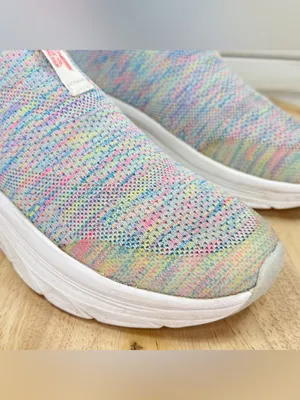 Skechers Relaxed Fit D’Lux Walker Knit Sneakers Rainbow Women 8.5 Slip On thumbnail 7