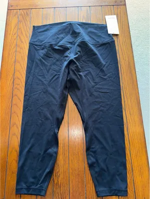 Lululemon Align High Rise 25” Black Size 18 NWT thumbnail 3