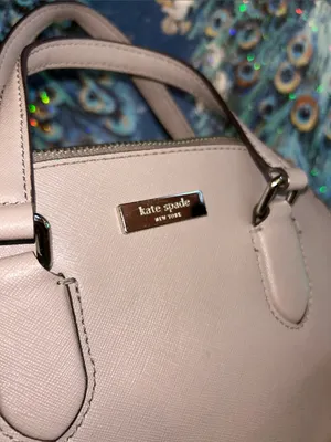 kate spade taupe Small dome satchel with gold Hardware & Removable Strap thumbnail 3