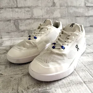 On Cloud The Roger Spin White Indigo Mesh CloudTec Speedboard Tennis Athletic Sneaker thumbnail 2