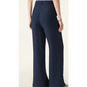 OGL Move Women's Wide Leg Pants Size XS Elastic Waist Comfortable Casual Blue thumbnail 4
