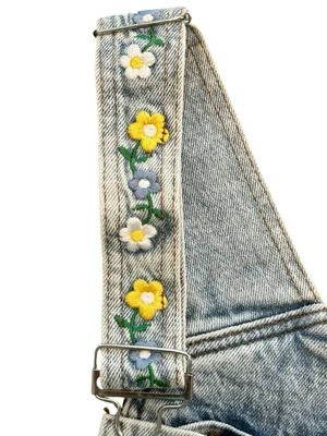 Her Universe Disney Winnie the Pooh Eeyore Denim Shortalls Overalls Small S thumbnail 7