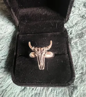 Women’s Stainless Steel Silver Western Style Band Size 8 thumbnail 2