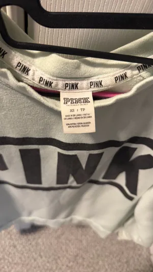 PINK Victoria's Secret Classic y2k Crewneck Sweatshirt in Light Mint XS thumbnail 2