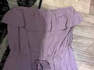 Mossimo Supply Co Purple sleeveless romper size medium thumbnail 3