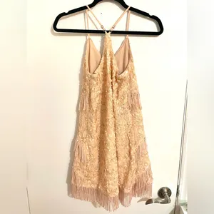 Gianni Bini Beige Sequin Dress thumbnail 4