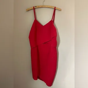 Elliatt x Revolve Red Cutout Asymmetrical Mini Dress Size S Valentine’s thumbnail 13