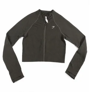 gymshark vital seamless warm jacket Medium Green thumbnail 1