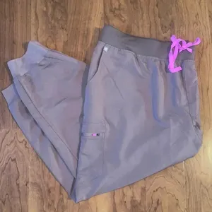 FIGS Zamora Jogger Scrub Pant Bottoms Women’s‎ Brown 6XL thumbnail 1