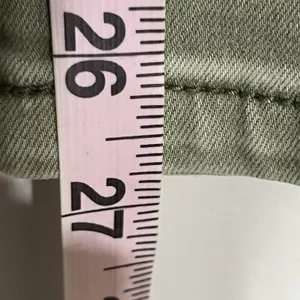 Free People Jeans Womens 28 Green Ankle Stretch Denim‎ High Rise Tapper Pants thumbnail 6