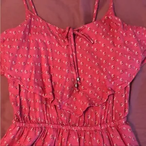 American Eagle OPEN BACK PINK FLORAL DRESS thumbnail 2