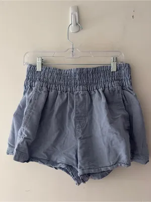 Aerie Babewatch High Waisted Pull On Short Monaco Blue thumbnail 2