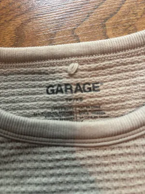 Garage Cropped Tank Top Brown thumbnail 3