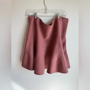 NWT Express Blush Pink High Waist Skater Skirt thumbnail 2