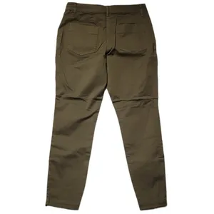 NWOT‎ Army Olive Green Denim Pants Ankle Zipper Grunge Minimalist Utility - 28 thumbnail 2