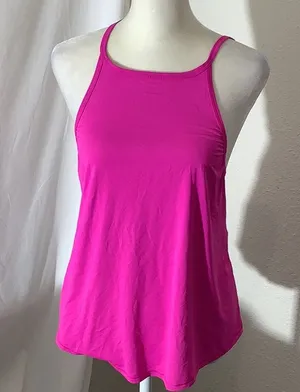 All in Motion NWOT Active Racerback Mesh Ventilated Quick Dry Size XL HOT PINK thumbnail 1
