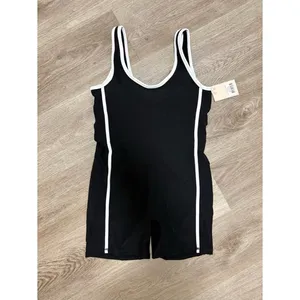 Wilo the Label Short Rib Romper Black B3 Size M thumbnail 2