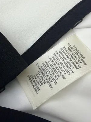 Alice + Olivia White Cropped Blazer with Black Bow Trim thumbnail 3