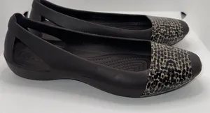 Crocs Sienna Ballet Flats Shoes Brown Slip On Women’s 6 thumbnail 1
