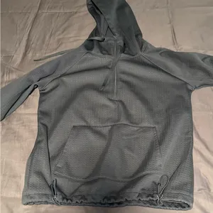 🙂Athleta Charcoal Hooded Sweatshirt thumbnail 1