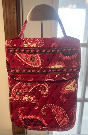 Vera Bradley| mesa red quilted lunch bag  thumbnail 15