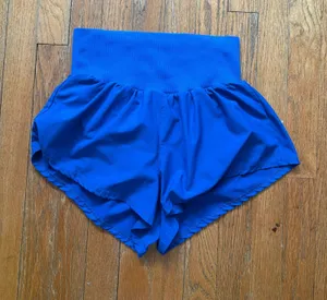 Altar'd State Revival Electric Blue High Waisted Shorts Size XXS thumbnail 1