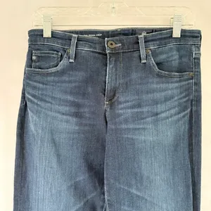 AG Adriano Goldschmied The Prima Crop Cigarette Jeans Dark Wash 28 PS1157CONR thumbnail 3
