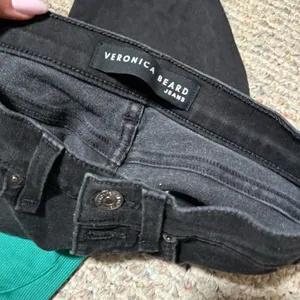 Veronica Beard Debbie Black Skinny Jeans Raven Button Fly- Size 25 0 thumbnail 9