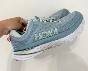 Hoka One W Bondi 7 Light Blue Womens Size 8 Athletic Cushioned Running Shoes thumbnail 1