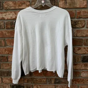 Grayson Threads Womens White Apres Ski Graphic Sweatshirt Size Small Pullover thumbnail 8